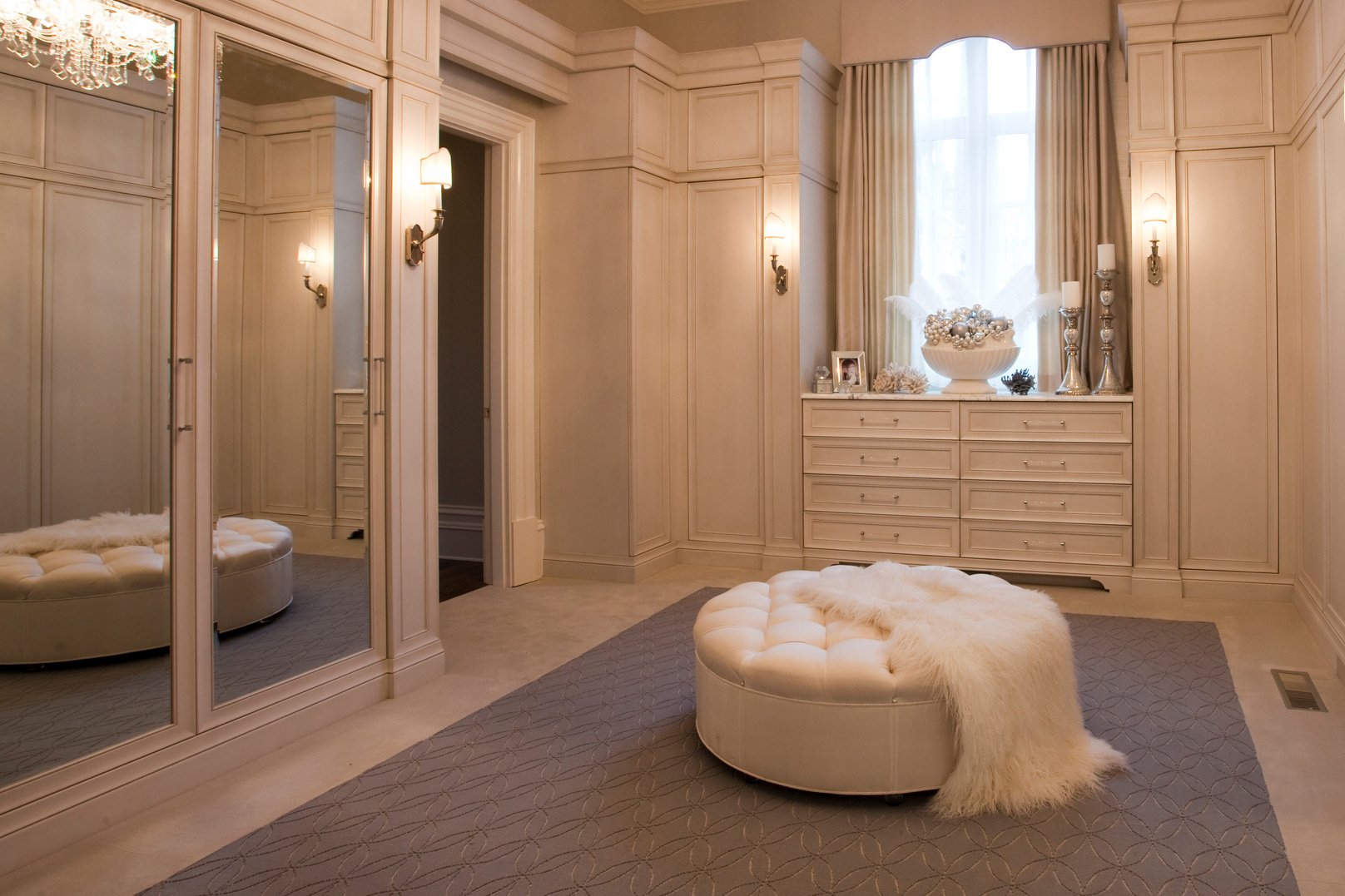 Luxurious Dressing Room in a Home